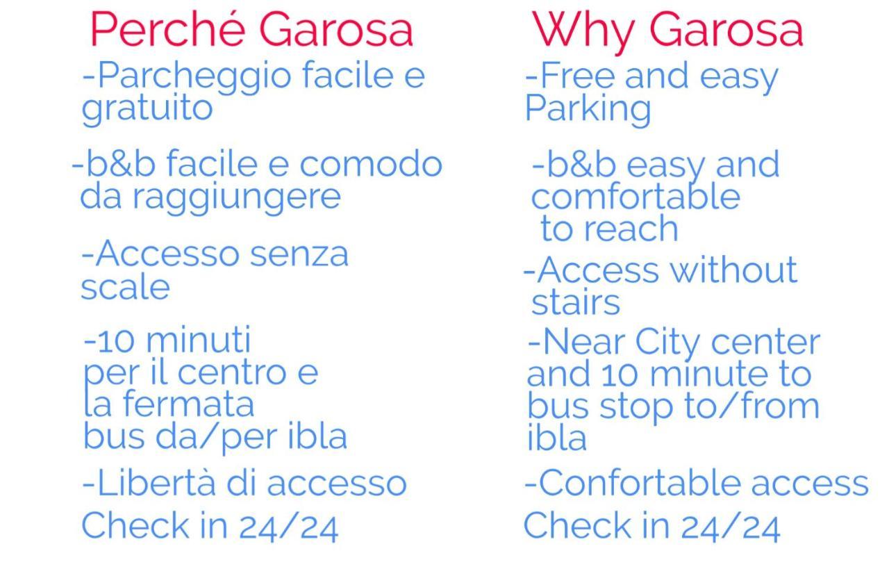 B&B Garosa Ragusa Exterior foto